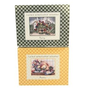 VTG Laurie Korsgaden Seasons Lot of 24 Blank   Note Cards Envelopes 2003